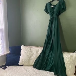 AZAZIE Green Dress